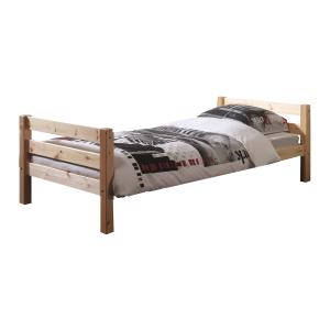 Lit 90x200 sommier inclus naturel