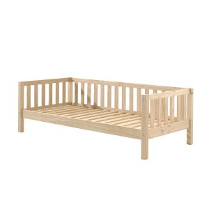 Lit banquette 90x200 sommier inclus naturel