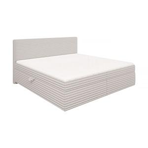 Lit boxspring 200x200 avec surmatelas et tiroirs, velours c…