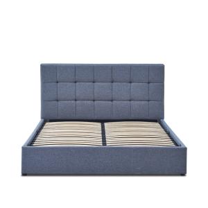 Lit coffre  140x190 cm  coloris gris