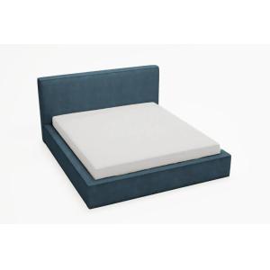 Lit coffre 140x200cm - Bleu canard