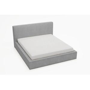 Lit coffre 140x200cm - Gris clair