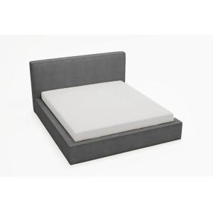 Lit coffre 180x200cm - Gris foncé