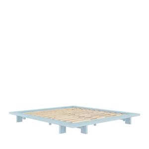 Lit design en bois 180x200cm - Bleu clair