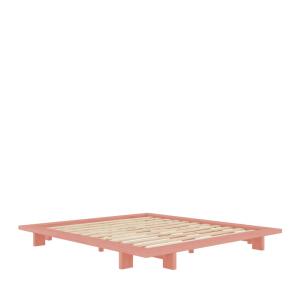 Lit design en bois 180x200cm - Rose