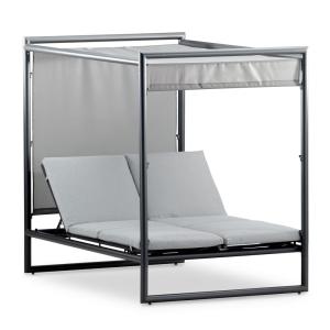 Lit double balinais anthracite