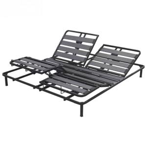 Lit électrique, matelas et chevet, lattes en bois de pin 20…