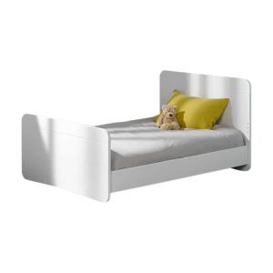 Lit évolutif 90x190 cm bois massif blanc