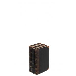 Livres en résine marron 11.5x8.5x17.5 cm
