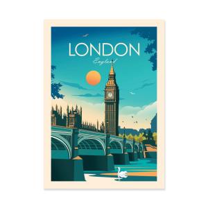 LONDON - STUDIO INCEPTION - Affiche d'art 50 x 70 cm
