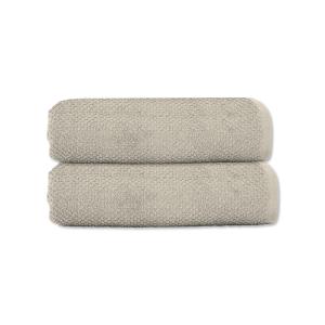 Lot 2 serviettes de toilette 50x90 coton éponge