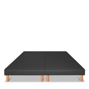 Lot 2 sommiers tapissiers     Gris (pieds inclus) 2x80x200…