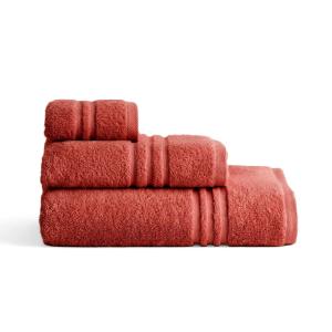 Lot 3 serviettes 700g bain coton couleur t.cuite(30x50 50x1…