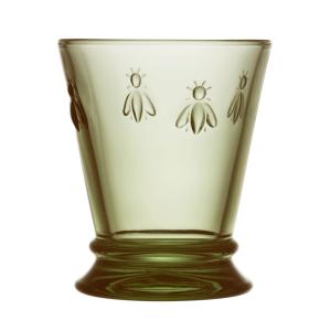 Lot 6 verres à eau vert olive