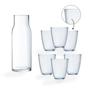 Lot Carafe et 6 verres 31cl