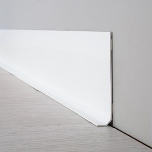 Lot de 10 plinthes adhésives en PVC - 100x8cm - Blanc - 99D…