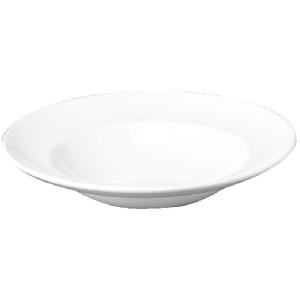 Lot de 12 assiettes à pâtes blanche D 28cm