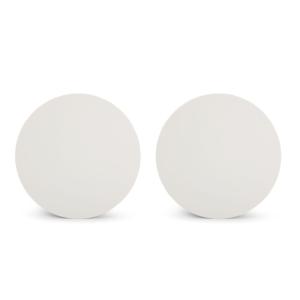 Lot de 2 assiette blanc en porcelaine 32cm
