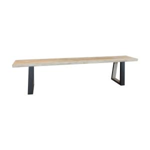 Lot de 2 bancs en bois d'acacia 180cm