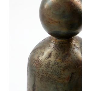 Lot de 2 bougeoirs Laiton antique