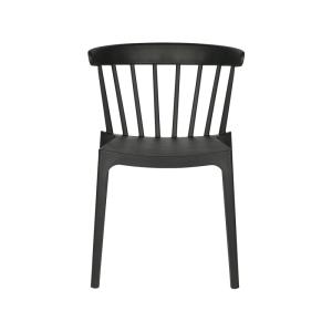 Lot de 2 chaises de jardin 52x53x75 cm noir - BLIZ