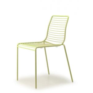 Lot de 2 chaises de jardin en métal vert