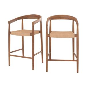 Lot de 2 chaises pour îlot central 65 cm