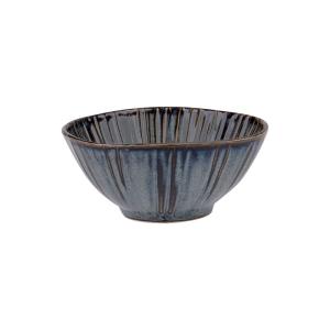 Lot de 2 coupelles organique liv  12 cm  bleues en porcelai…