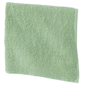 Lot de 2 essuie-mains en coton vert jade 50x50cm