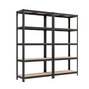 Lot de 2 étagère de rangement à 5 niveaux 40 x 90 x 180 cm…