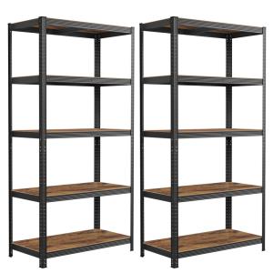 Lot de 2 étagères de rangement à 5 tablettes 45 x 90 x 180…