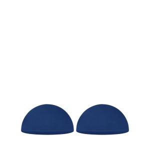 Lot de 2 étagères murales demi-cercle en métal L33cm - Bleu…