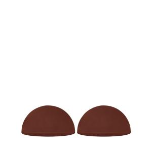 Lot de 2 étagères murales demi-cercle en métal L33cm - Bord…