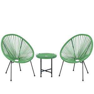 Lot de 2 fauteuil de jardin vert