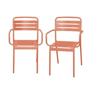 Lot de 2 fauteuils de jardin,  tomette
