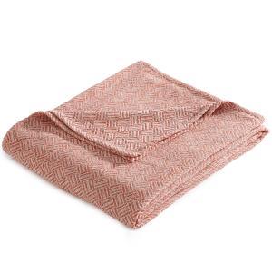 Lot de 2 housses de coussin 40x40 rouge tomette en coton