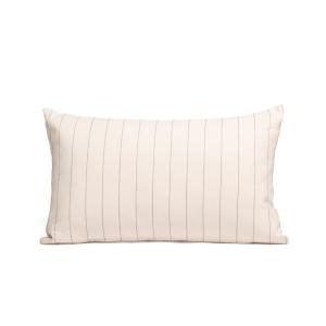 Lot de 2 housses de coussin en coton fil en relief écru 50x…