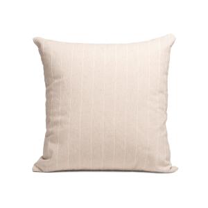 Lot de 2 housses de coussin en coton fil en relief lin 45x45