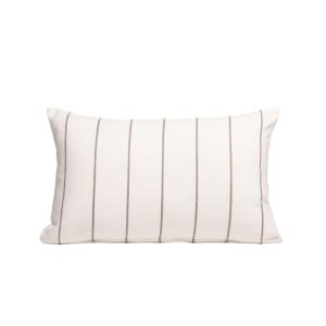 Lot de 2 housses de coussin en coton fil en relief teint li…