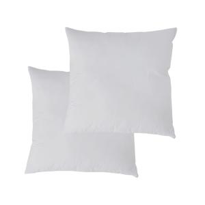 Lot de 2 oreillers souples enveloppe coton 65 x 65 cm