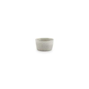 Lot de 2 Ramequin gris en grès 10xh6cm