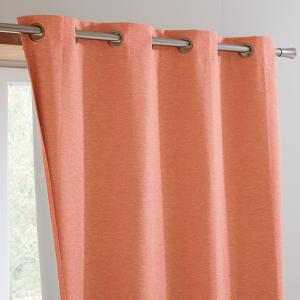 Lot de 2 rideaux occultant 135x260 orange paprika en polyes…