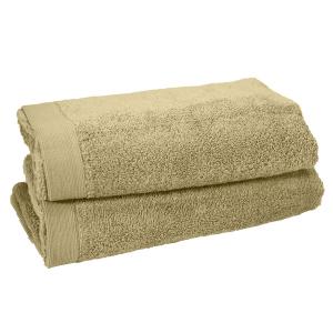 Lot de 2 serviettes de toilette 500 gr/m²  corde 50x90 cm