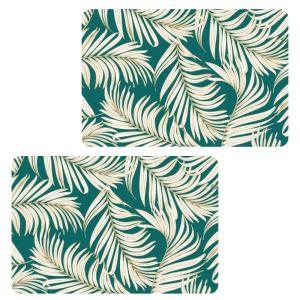 Lot de 2 sets de table bleu avec encre métallique doré 30 x…