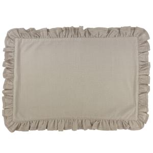 Lot de 2 sets de table en coton naturel 36x50cm