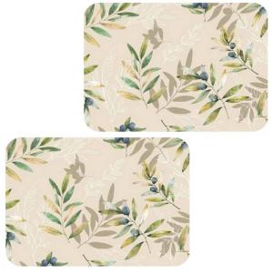 Lot de 2 sets de table motif provençal 28 x 43 cm