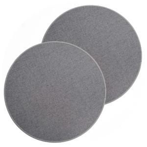 Lot de 2 sets de table tissés antidérapants Gris