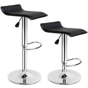 Lot de 2 tabourets bar cuir synthétique Hauteur d'assise 57…