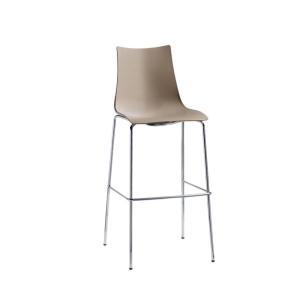 Lot de 2 tabourets design en plastique touterelle