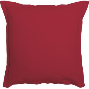 Lot De 2 Taies 63x63cm 100% Coton 57fils Cerise